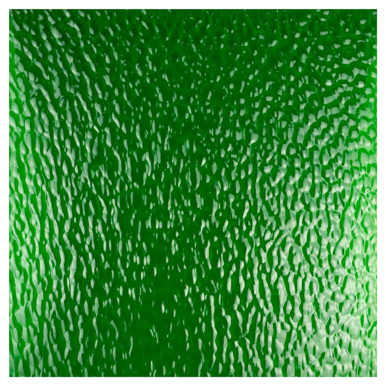 Oceanside Compatible™ 12" Medium Green Hammered Fusible Stained Glass Sheet